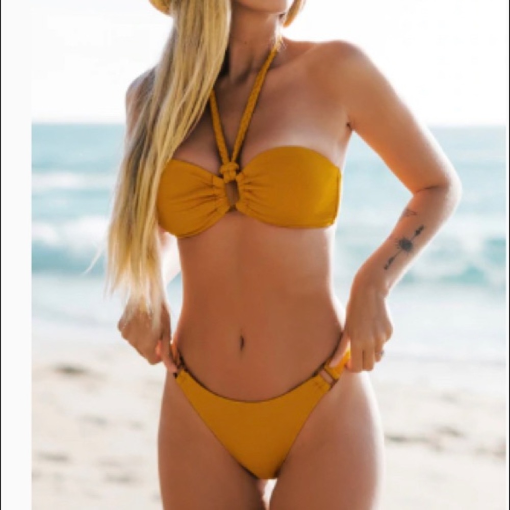 Cupsshe Braided Bikini Set